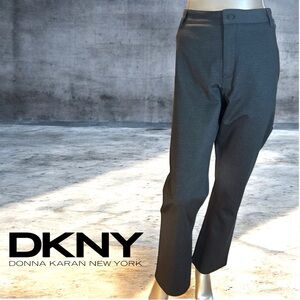 DKNY Ladies' Straight Leg Ponte Pants, Gray Sz XL NWT